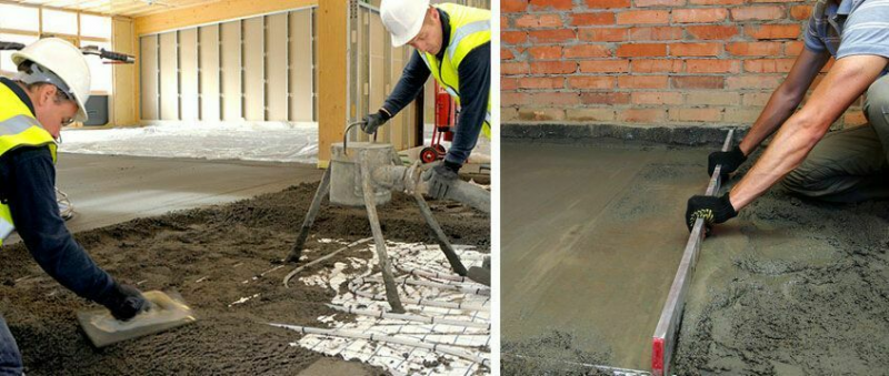 Как грамотно уложить раствор для стяжки пола